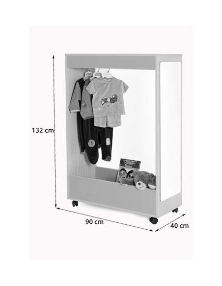 MUEBLE DE DISFRACES ABIERTO HAYA MOBEDUC 602002HR18