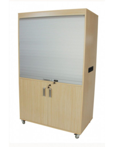 MUEBLE TELEVISIÓN Y VÍDEO ALTO CON PERSIANA...