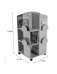 TORRE EXPOSITOR DE LIBROS HAYA MOBEDUC 602101HR18 2