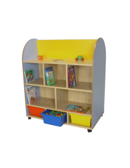MUEBLE EXPOSITOR DE LIBROS OVALADO HAYA MOBEDUC 602102HR18