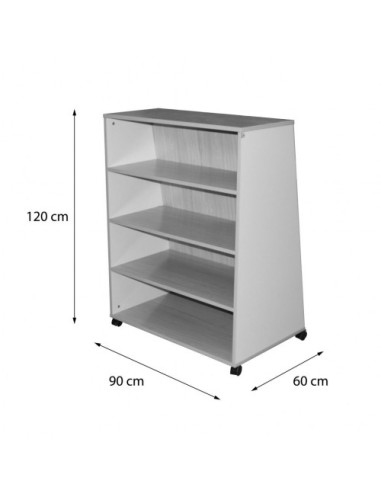 CARRO EXPOSITOR DOBLE CARA HAYA MOBEDUC 602110HR18