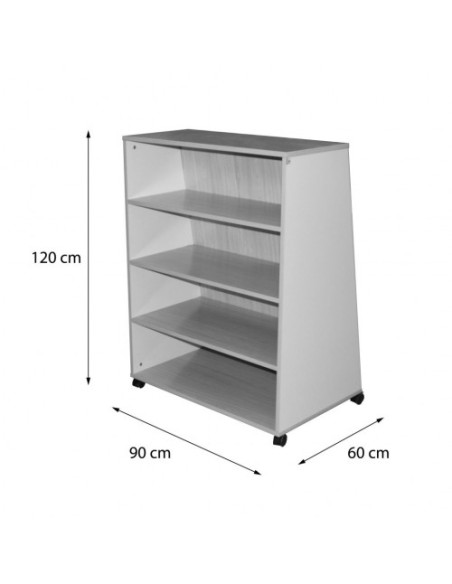 CARRO EXPOSITOR DOBLE CARA HAYA MOBEDUC 602110HR18