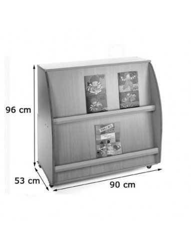 MUEBLE EXPOSITOR DE LIBROS HAYA MOBEDUC...