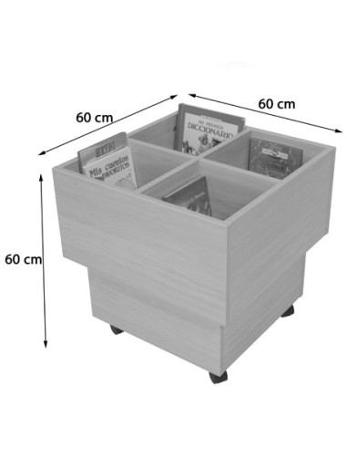 CUBO LIBRERÍA HAYA MOBEDUC 602103HR18