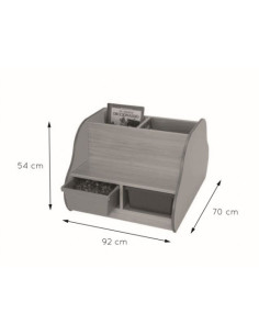 BANCO LIBRERÍA DOBLE 4 NIÑOS HAYA MOBEDUC 602108HP18 2