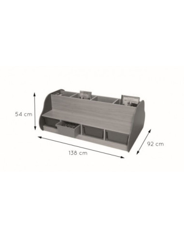 BANCO LIBRERÍA DOBLE 8 NIÑOS HAYA MOBEDUC...