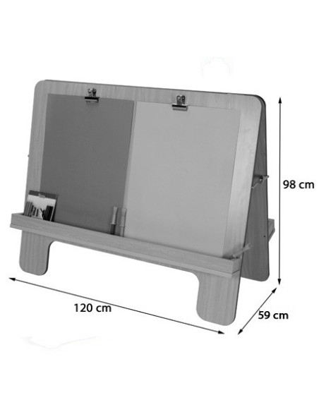 CABALLETE DE PINTURA 4 NIÑOS HAYA MOBEDUC 602205H18