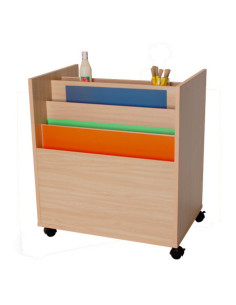 CARRO PLÁSTICA CARTULINERO HAYA MOBEDUC 602206HR18