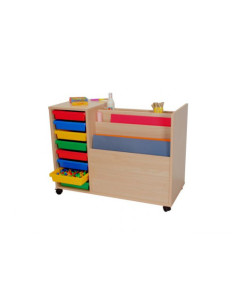 CARRO PLÁSTICA CARTULINERO Y CUBETERO HAYA MOBEDUC 602207HR18