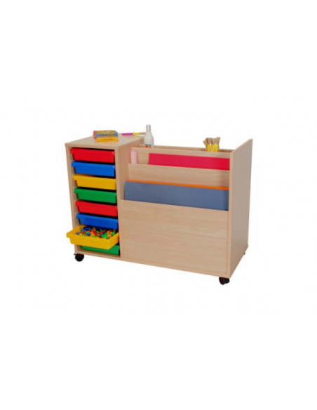 CARRO PLÁSTICA CARTULINERO Y CUBETERO HAYA MOBEDUC 602207HR18