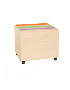 MUEBLE ARCHIVADOR DE CARTULINAS VERTICAL HAYA MOBEDUC 600909HR18