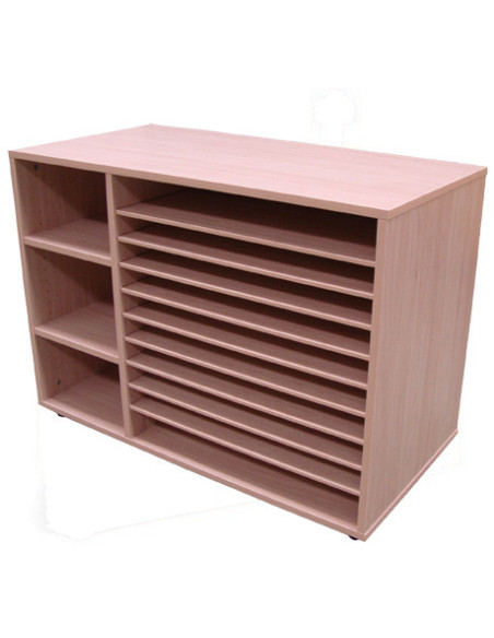 MUEBLE ESTANTERIA Y CARTULINERO BAJO HAYA MOBEDUC 602213HP18