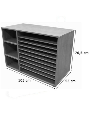 MUEBLE ESTANTERIA Y CARTULINERO BAJO HAYA...