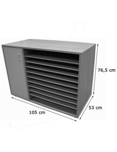 MUEBLE ARMARIO Y CARTULINERO BAJO HAYA MOBEDUC 602214HPS18 2