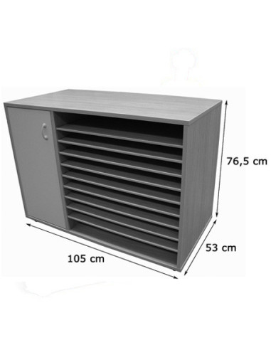 MUEBLE ARMARIO Y CARTULINERO BAJO HAYA MOBEDUC...