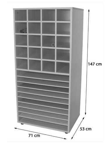 MUEBLE CARTULINERO Y 20 CASILLAS HAYA MOBEDUC...