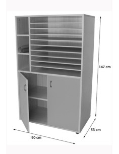 MUEBLE ARMARIO Y CARTULINERO  HAYA MOBEDUC 602210HPS18 2