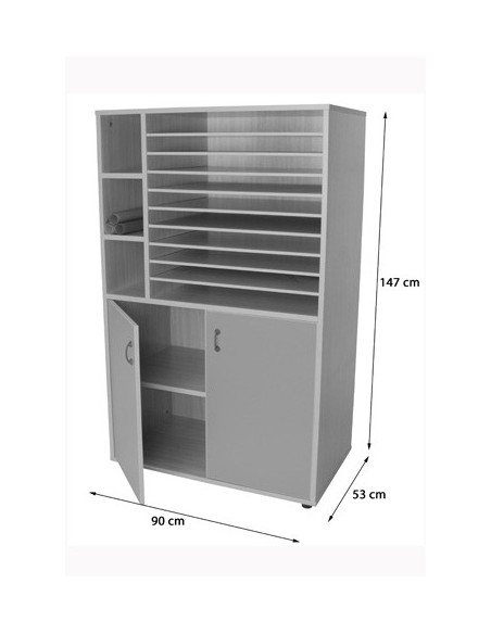 MUEBLE ARMARIO Y CARTULINERO  HAYA MOBEDUC 602210HPS18