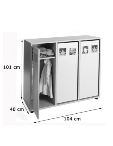 MUEBLE TAQUILLA 6 NIÑOS 101 CM ALTO HAYA...