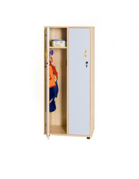 MUEBLE TAQUILLA 2 NIÑOS 147 CM ALTO CON LLAVE HAYA MOBEDUC 600615HPC18