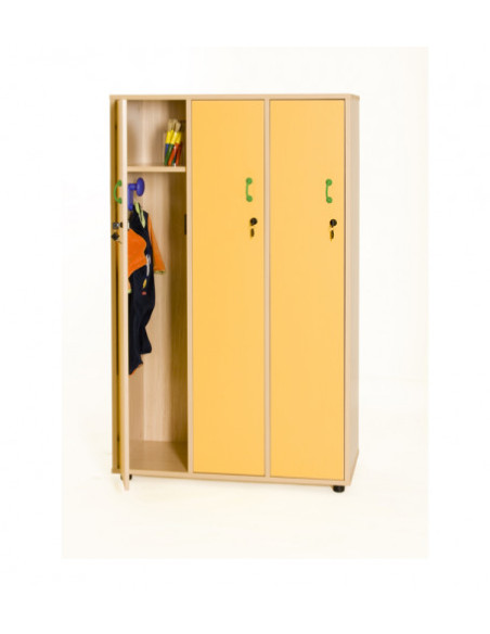 MUEBLE TAQUILLA 3 NIÑOS 147 CM ALTO CON LLAVE HAYA MOBEDUC 600616HPC18