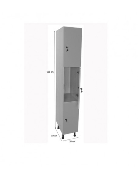 MUEBLE TAQUILLA 3 PUERTAS (ANCHO 40 CM) HAYA MOBEDUC 600634HPC18