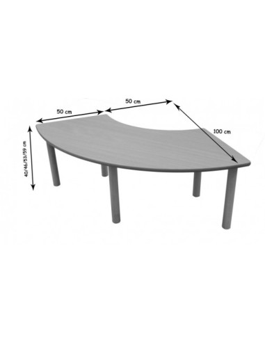 MESA 1/4 DE ARO (TALLA 0 - 3) HAYA MOBEDUC...