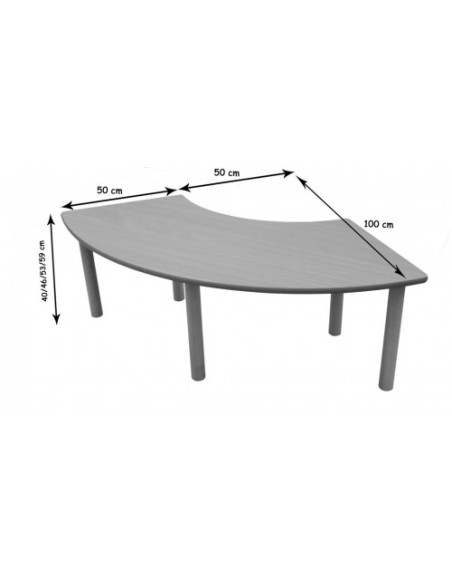 MESA 1/4 DE ARO (TALLA 0 - 3) HAYA MOBEDUC 600555H180