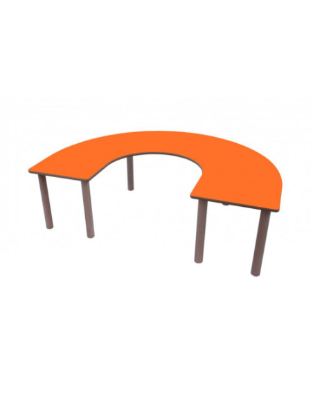 MESA EN "U" 150X120 CM (TALLA 0 - 3) HAYA MOBEDUC 600556.12H140