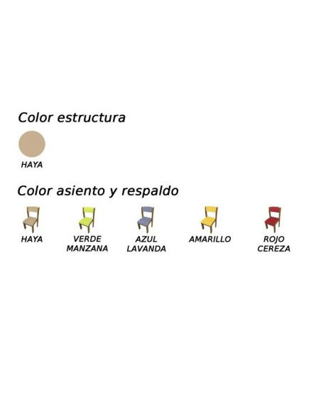 SILLA HAYA MOBEDUC 600560H180