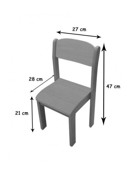 SILLA HAYA MOBEDUC 600560H180