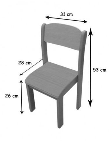 SILLA HAYA MOBEDUC 600560H180
