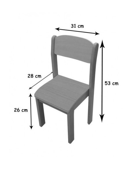 SILLA HAYA MOBEDUC 600560H180