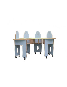 TRONA ARCO 4 NIÑOS/ AS HAYA MOBEDUC 600565.4H196 2