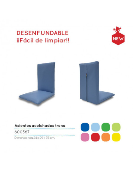 ASIENTOS ACOLCHADOS TRONA HAYA MOBEDUC 600567R