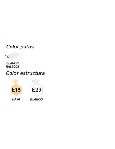 MESA DE LUZ METAL HAYA MOBEDUC 500121B181