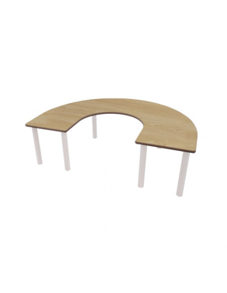 MESA EN "U" 150X100CM (TALLA 4-6) HAYA MOBEDUC 500621.10B174