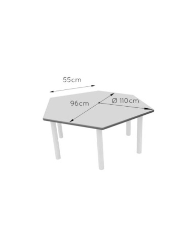 MESA HEXAGONAL HAYA MOBEDUC 500628B184