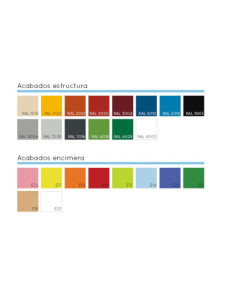 MESA ABATIBLE LATERAL REGULABLE 140X60 CM HAYA MOBEDUC 500606.6B14 2