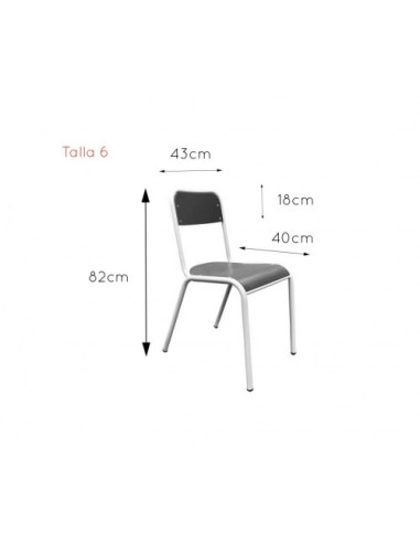 SILLA MASTER HAYA MOBEDUC 500901B184