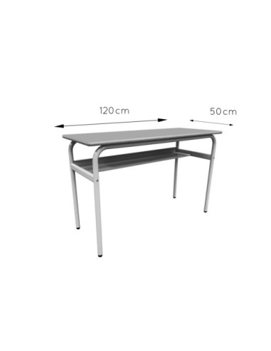 PUPITRE DOBLE FIJO HAYA MOBEDUC 500503B184