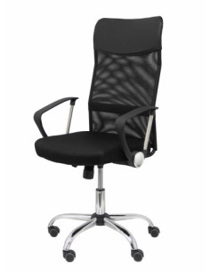 SILLA GONTAR RESPALDO MALLA NEGRO ASIENTO NEGRO PIQUERAS Y CRESPO 31DBNE 2
