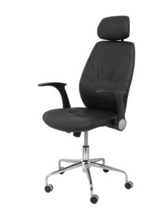 SILLA HUELVES SIMILPIEL NEGRO CON CABECERO PIQUERAS Y CRESPO 239DBSPNEC 2