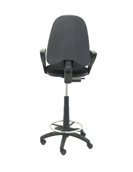 TABURETE AYNA BALI NEGRO CON BRAZOS FIJOS PIQUERAS Y CRESPO T04CPBALI840BGOLF