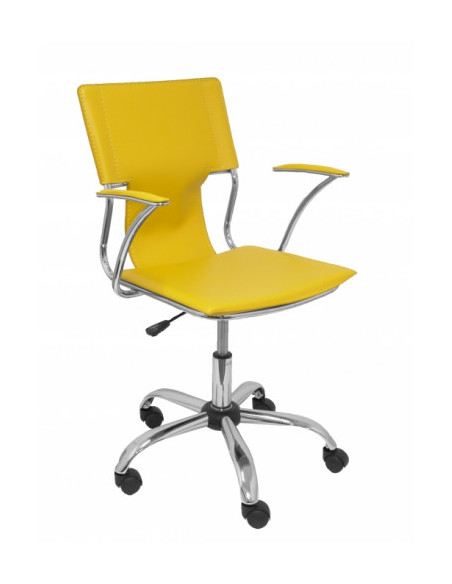 SILLA BOGARRA AMARILLA PIQUERAS Y CRESPO 214AM