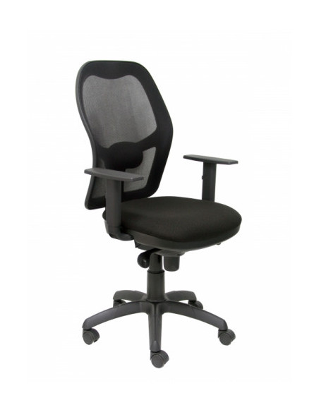 SILLA JORQUERA MALLA NEGRA ASIENTO BALI NEGRO PIQUERAS Y CRESPO 15SNBALI840