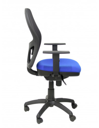 SILLA JORQUERA MALLA NEGRA ASIENTO BALI AZUL...