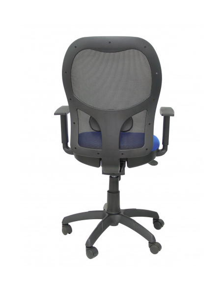 SILLA JORQUERA MALLA NEGRA ASIENTO BALI AZUL PIQUERAS Y CRESPO 15SNBALI229
