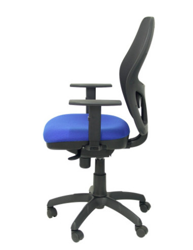SILLA JORQUERA MALLA NEGRA ASIENTO BALI AZUL...