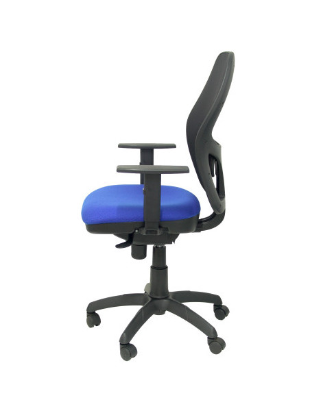 SILLA JORQUERA MALLA NEGRA ASIENTO BALI AZUL PIQUERAS Y CRESPO 15SNBALI229